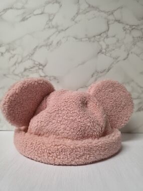 Mickey Sherpa Beanie Pink